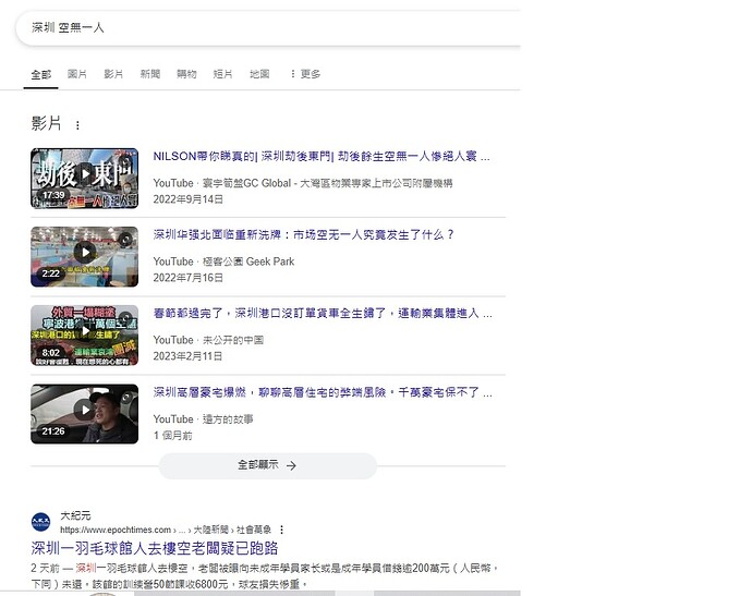 深圳 空無一人1